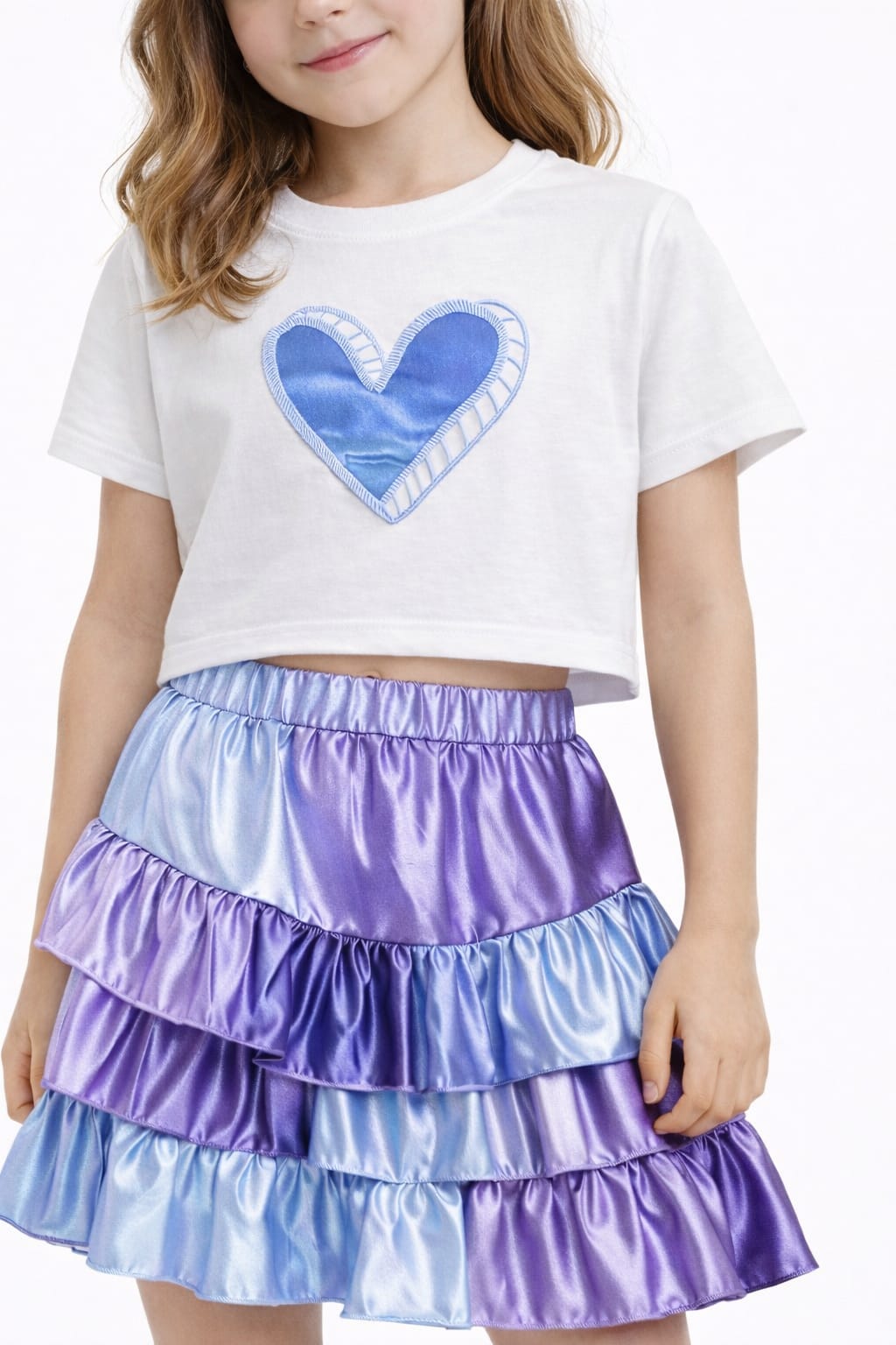 Metallic Layered Skort