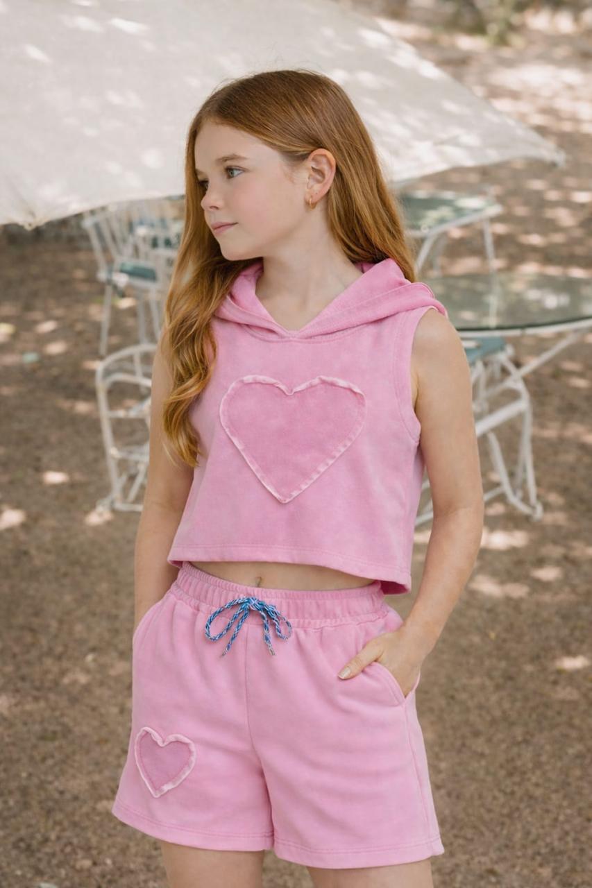 Heart Applique Tracksuit SET (2 pieces)