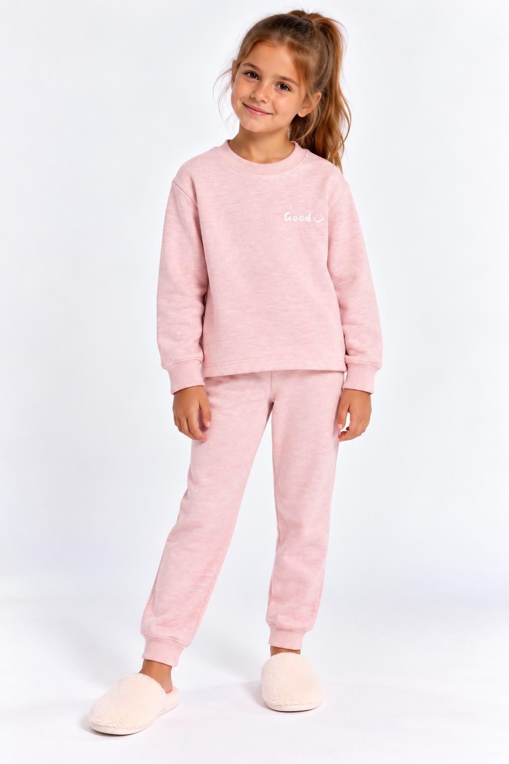 Light Pink Pyjama Set 100% Cotton
