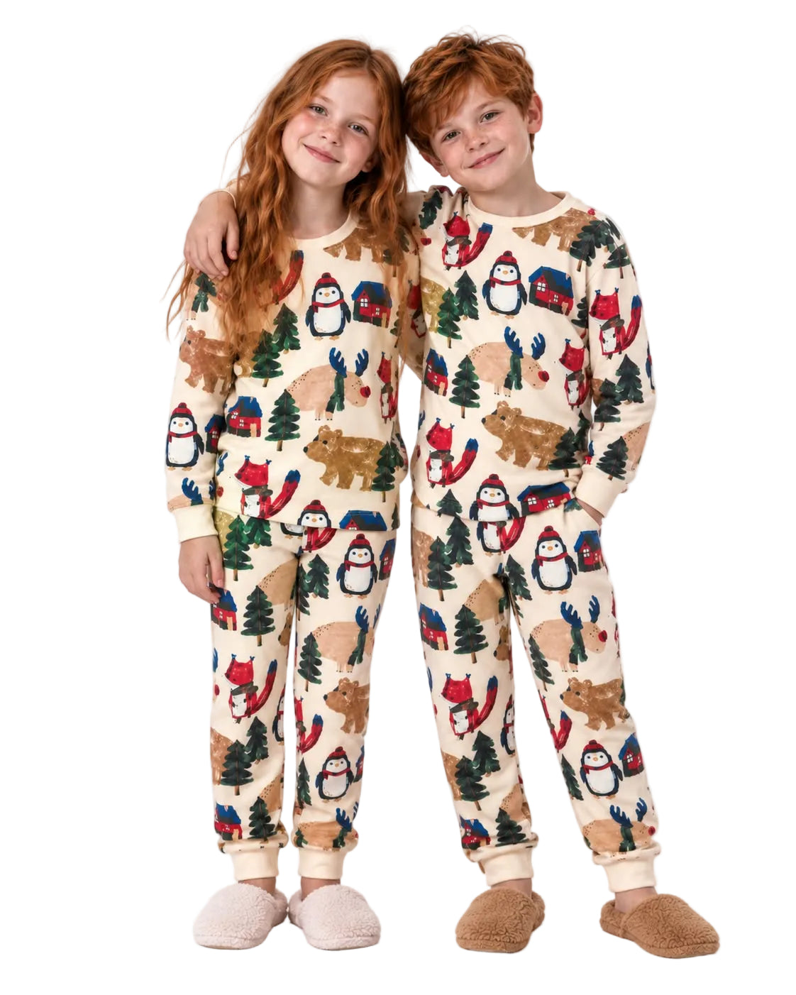 Gender Neutral Christmas Pyjama SET 100% Cotton