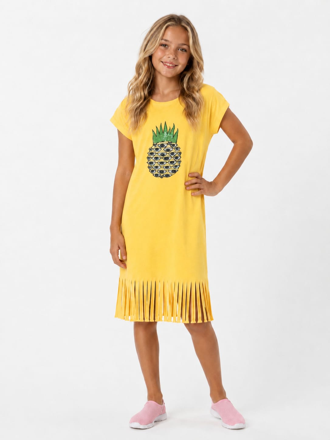 Pineapple Fringe Dress