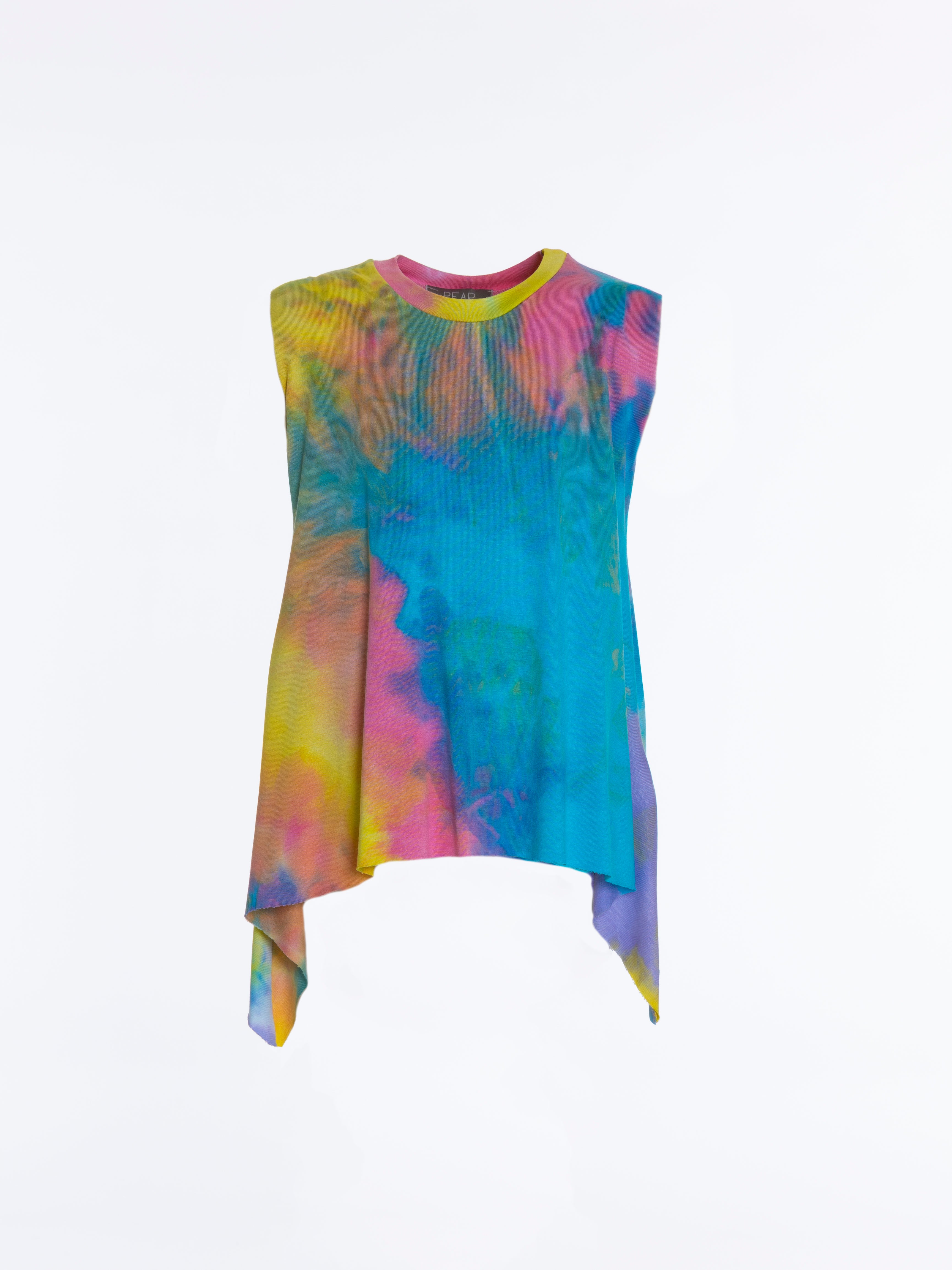 Tie Dye Tank Top For Girls - Blue