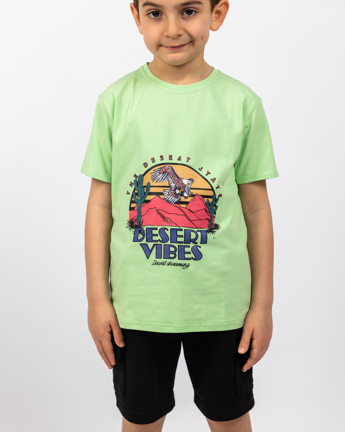 Printed T-shirt For Boys - Green