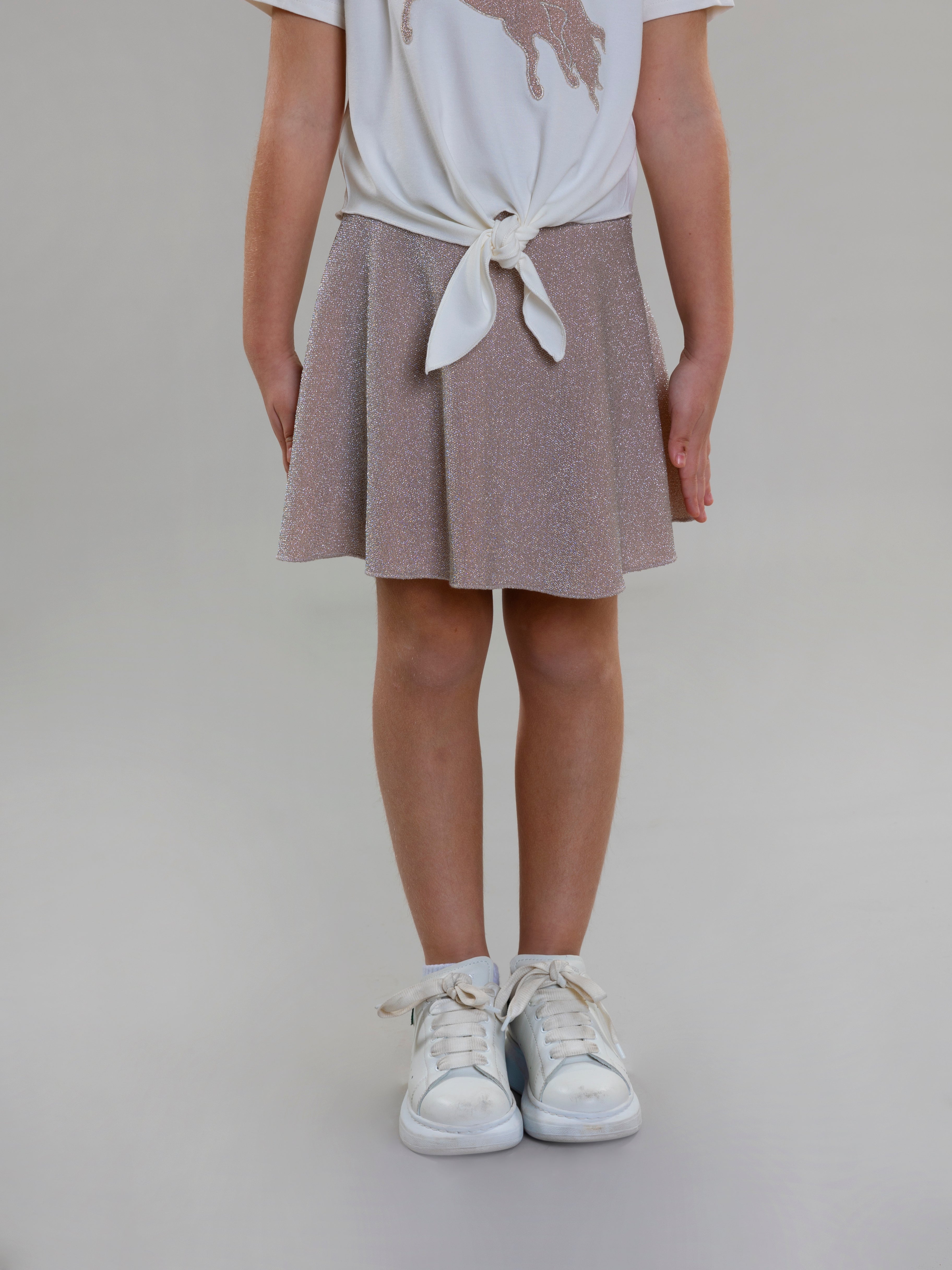 Cloche Skirt For Girls - Light Pink