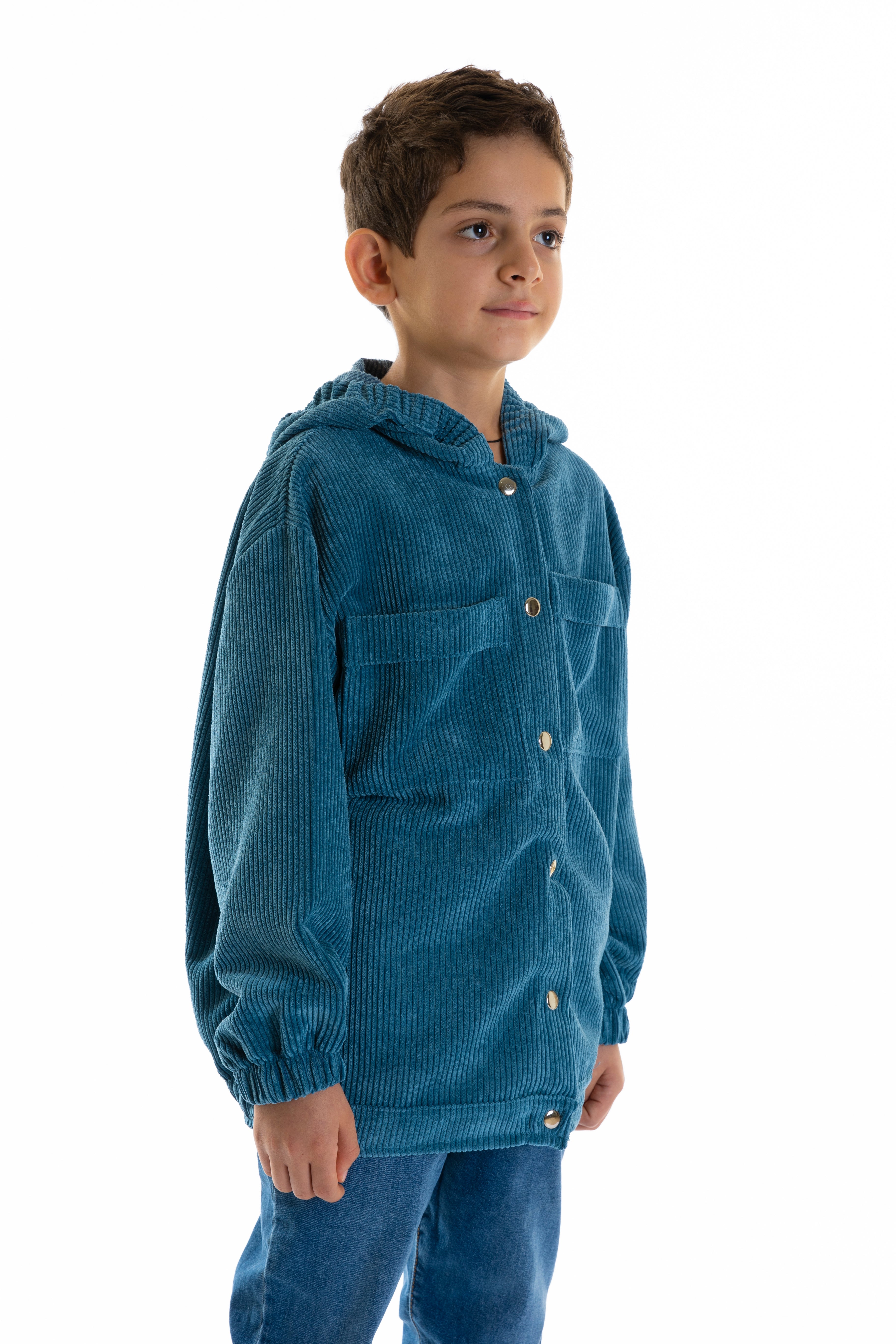 Oversized Jacket Unisex - Denim blue - Pear