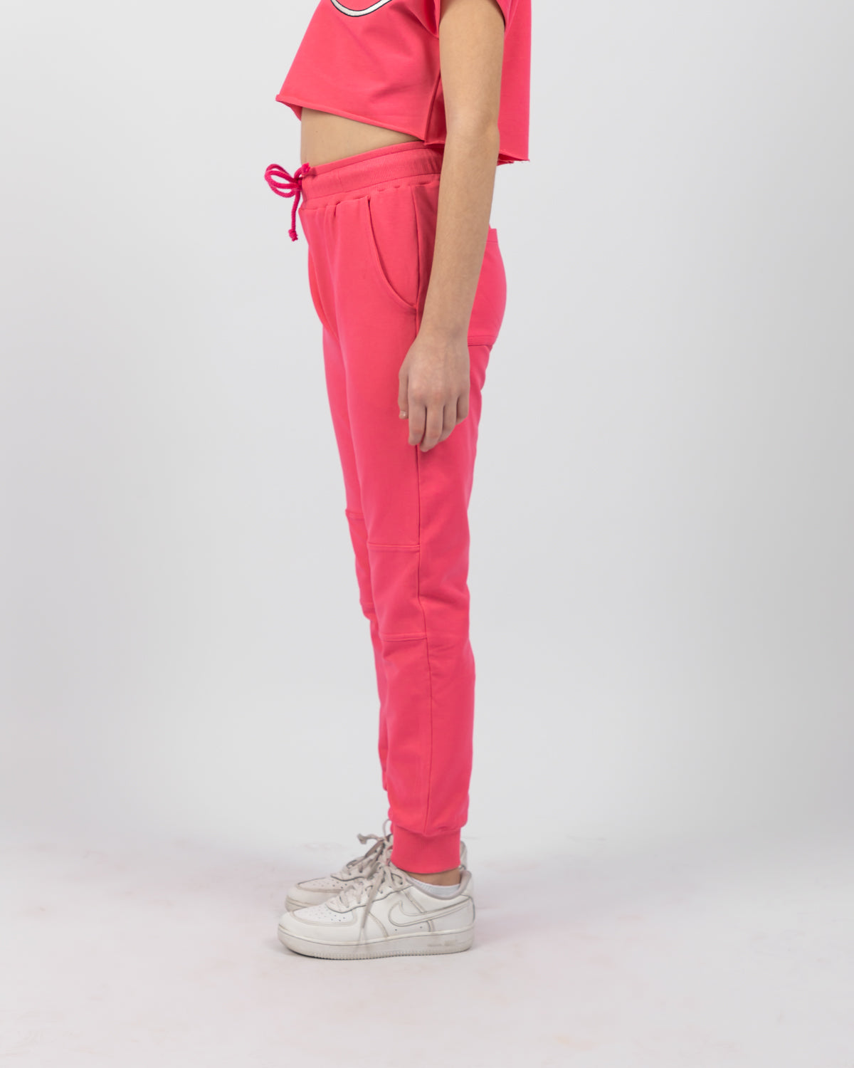 Sweat Pant For Girls - Fuchsia - Pear