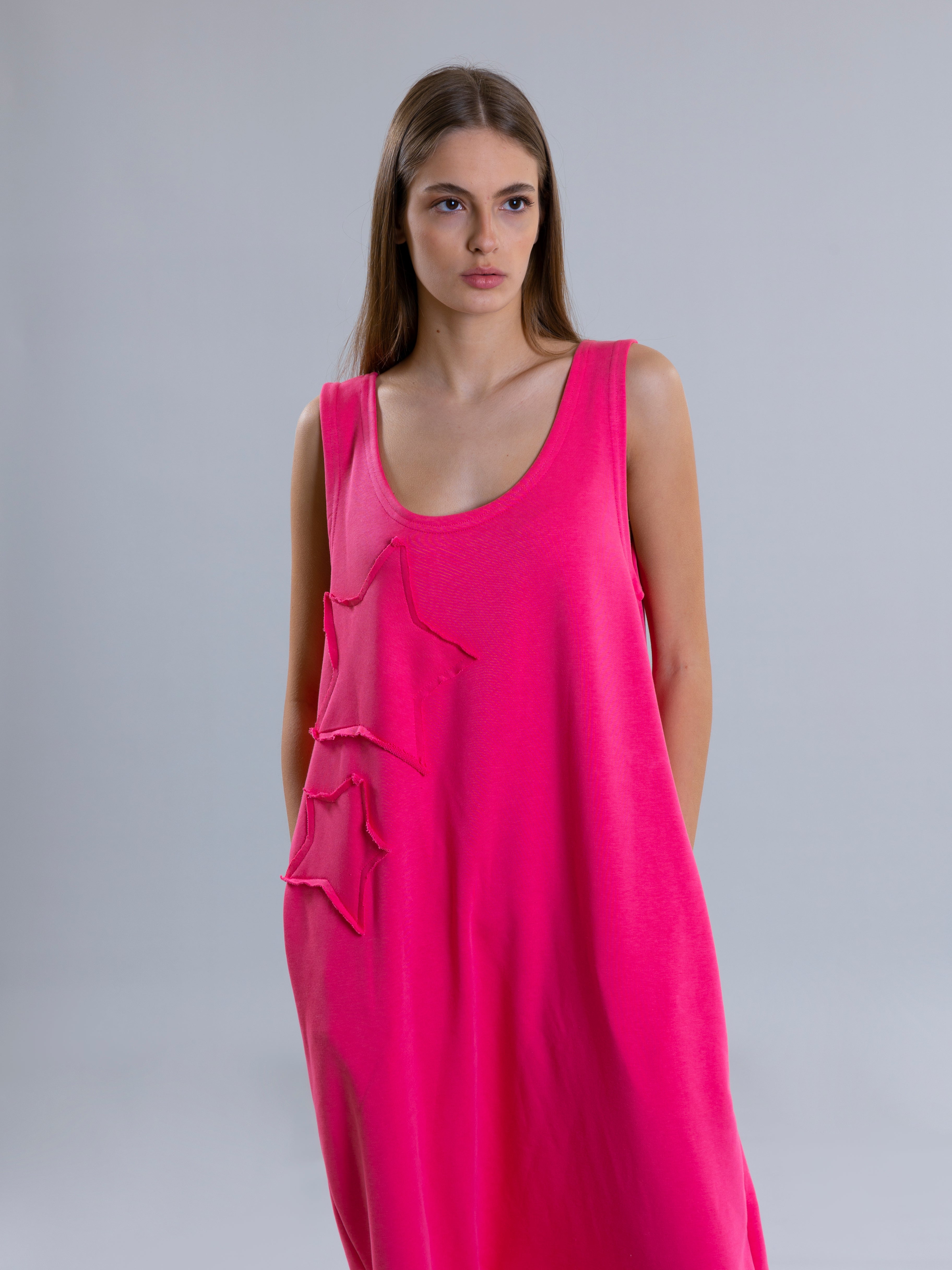 Star jumpsuit For Women - Fuchsia