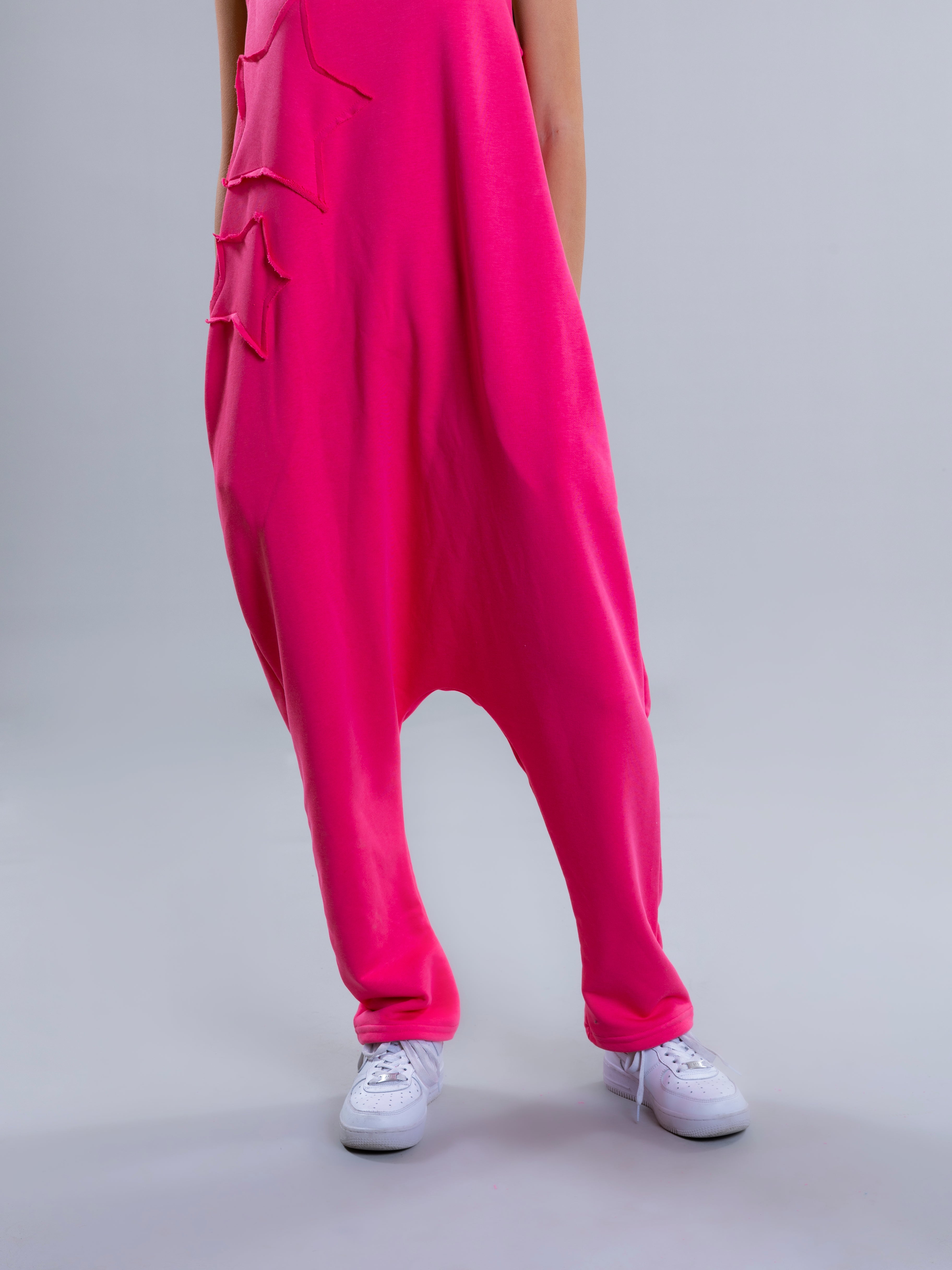 Star jumpsuit For Women - Fuchsia