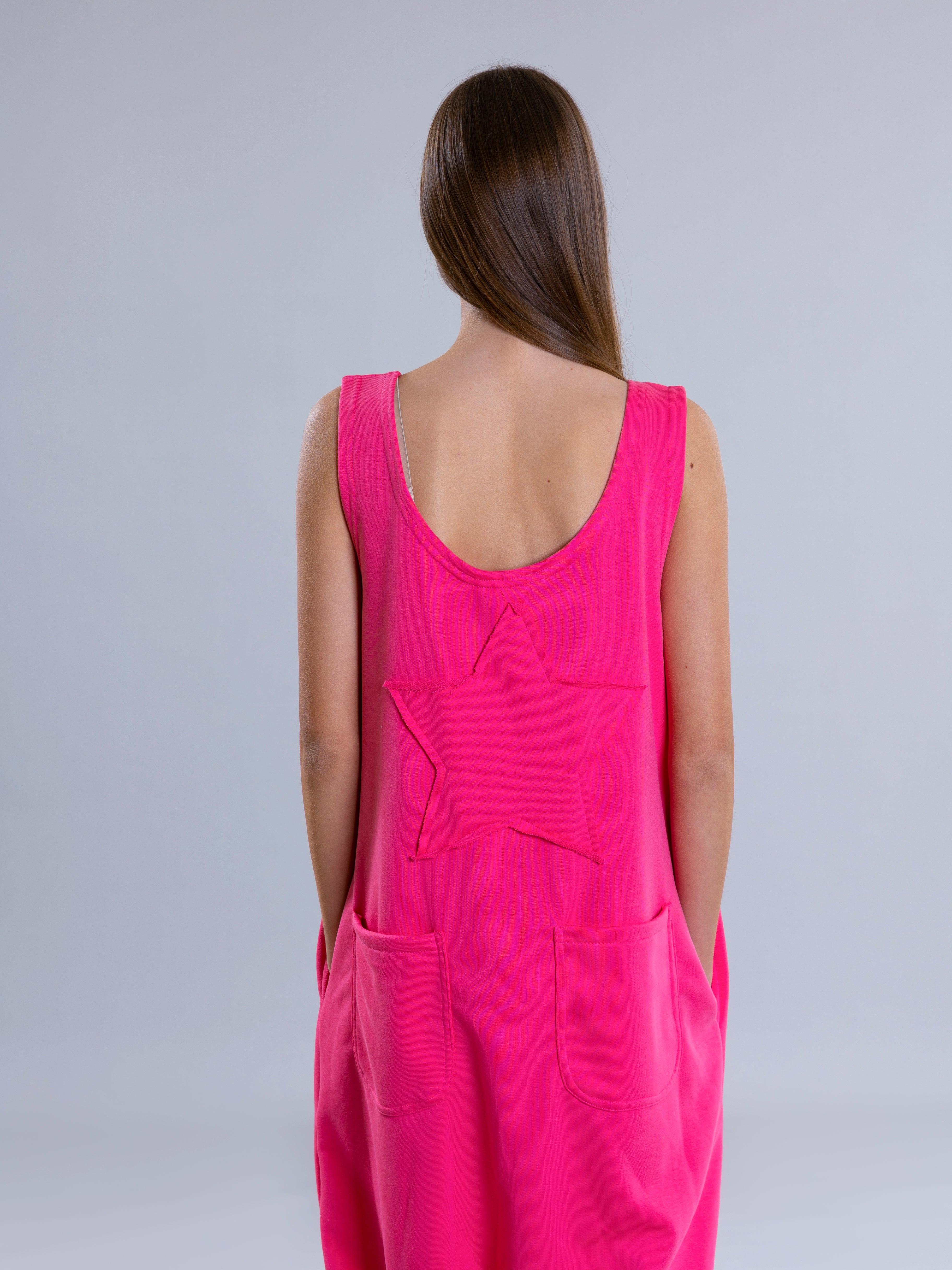 Star jumpsuit For Women - Fuchsia