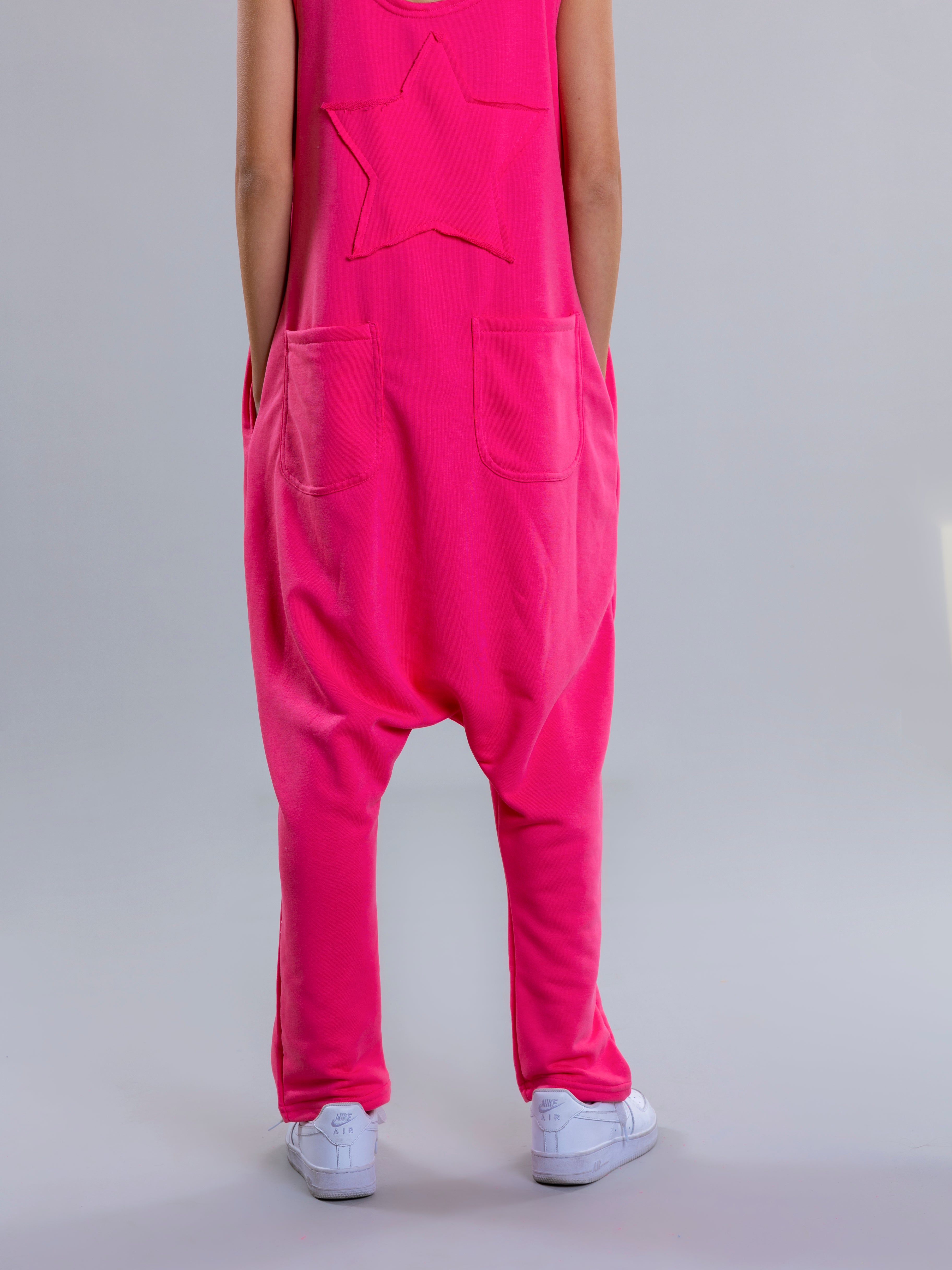 Star jumpsuit For Women - Fuchsia