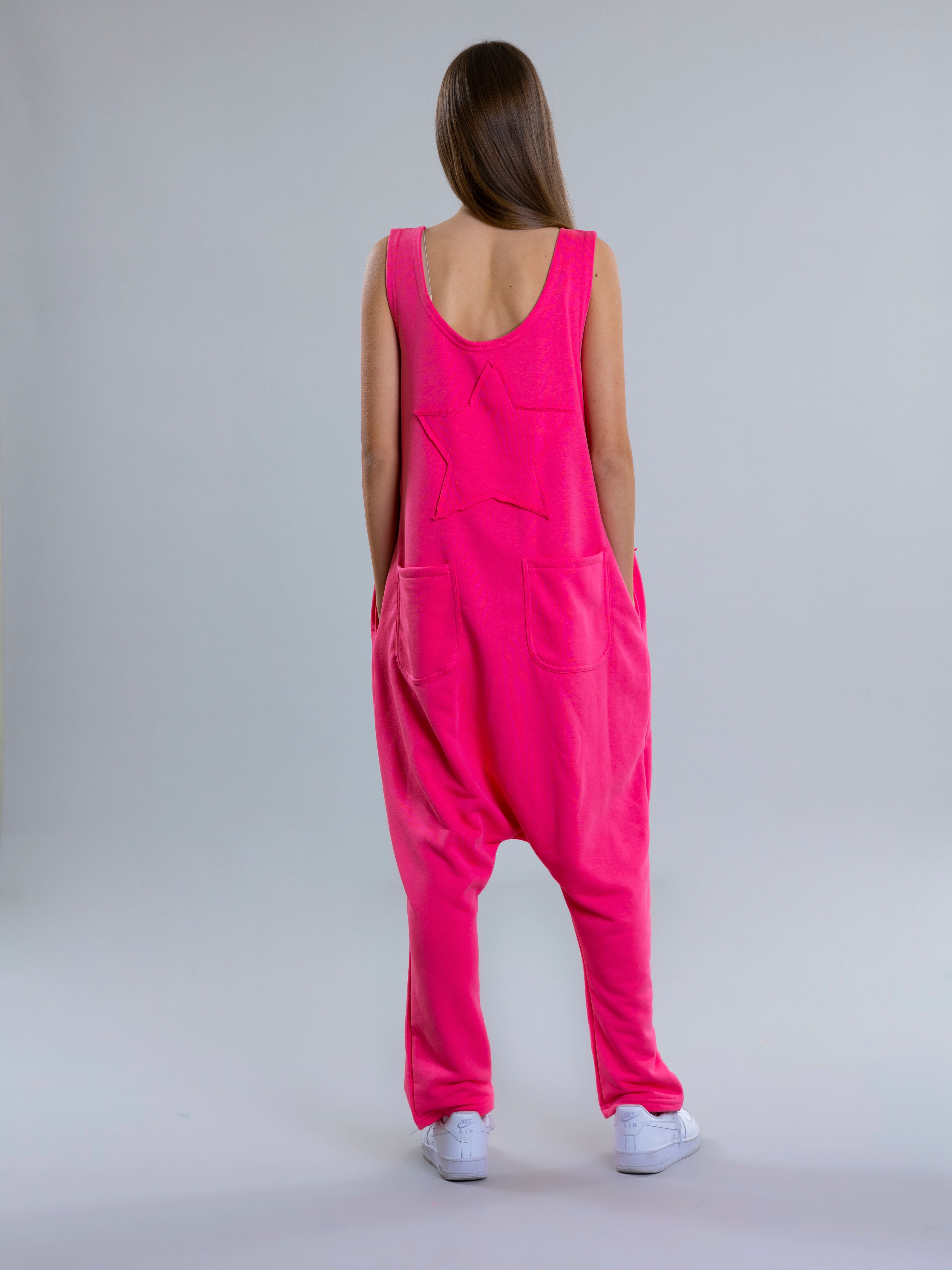 Star jumpsuit For Women - Fuchsia