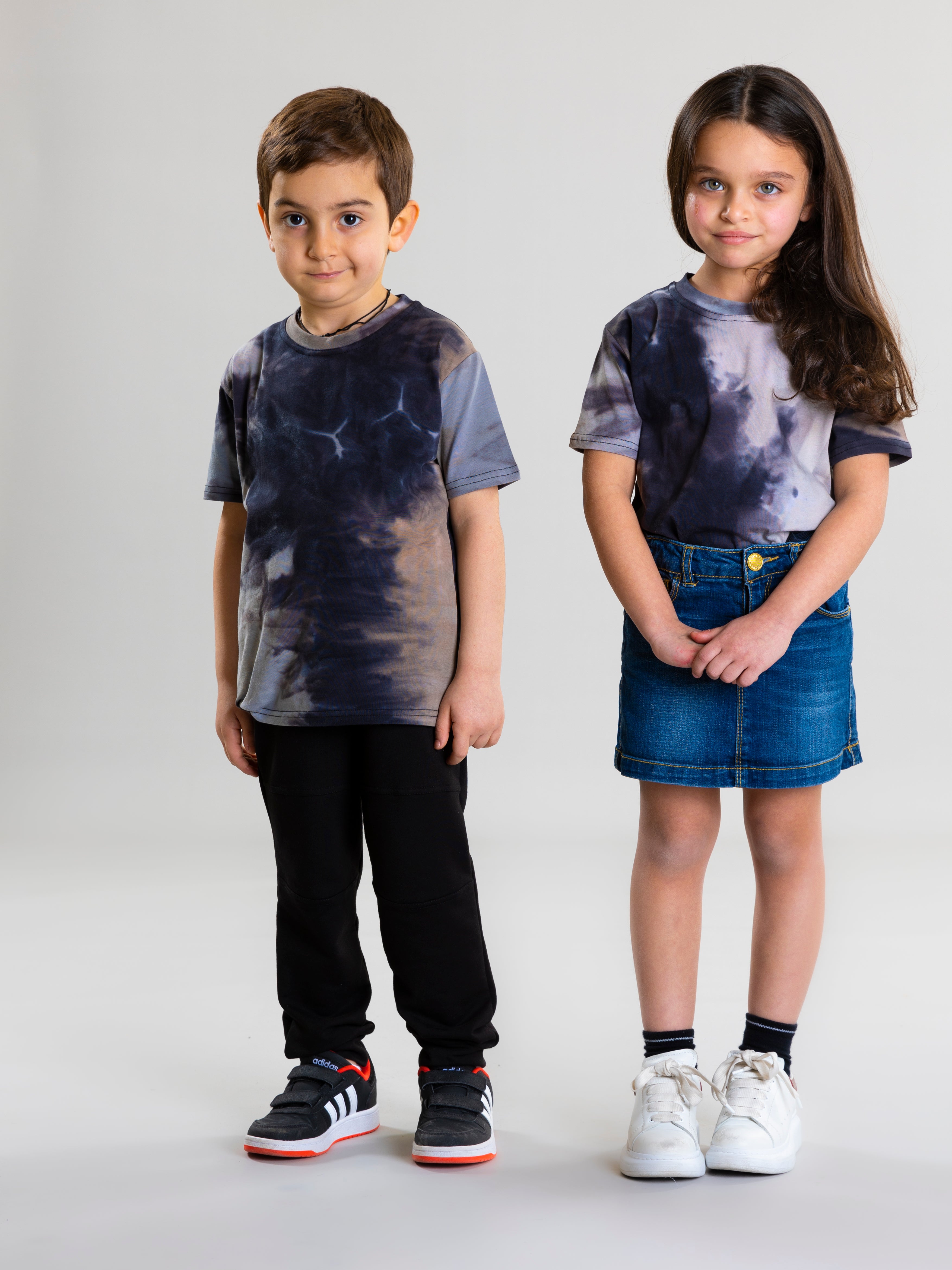 Tie Dye Unisex T-Shirt - Dark Grey