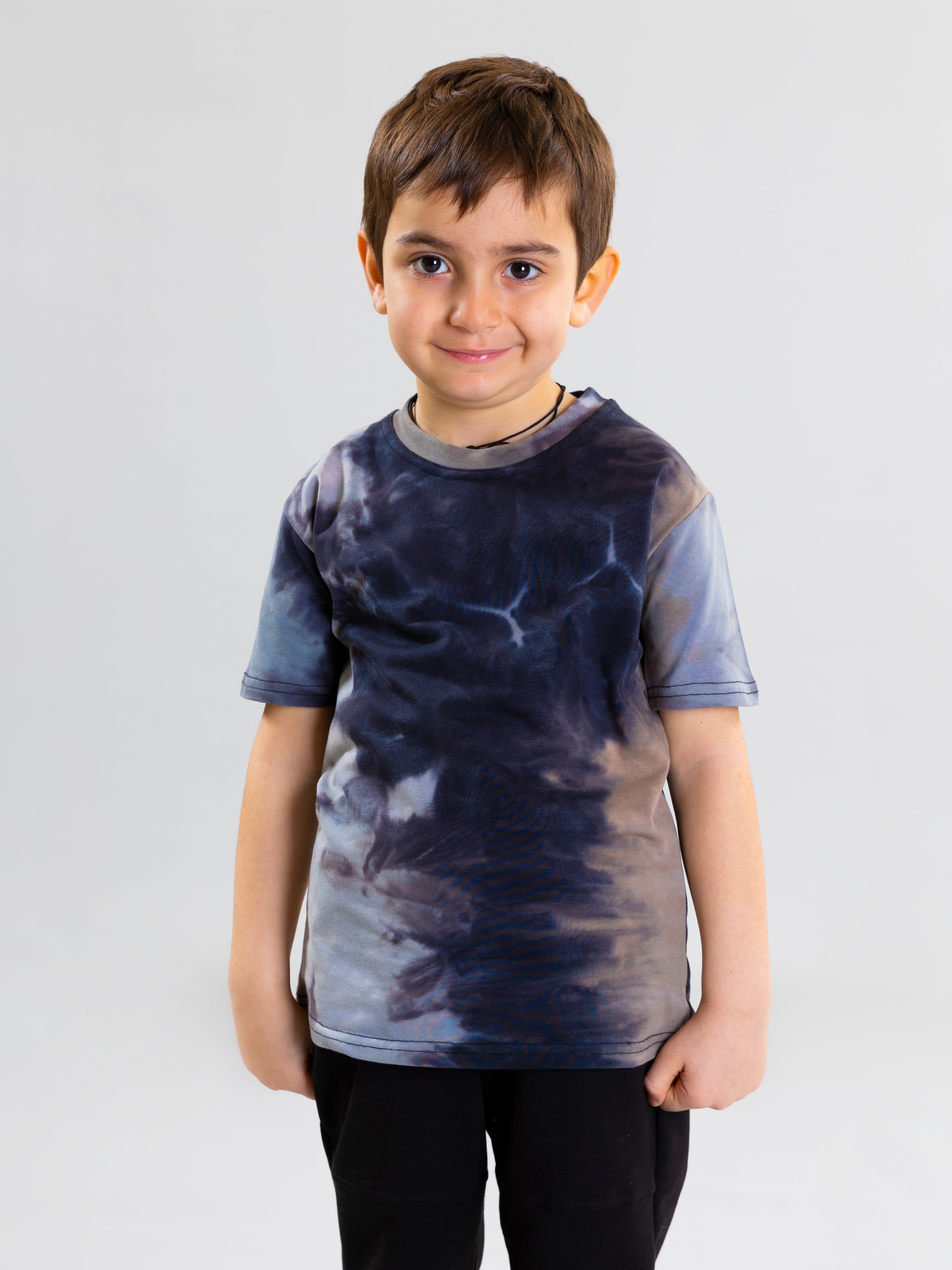 Tie Dye Unisex T-Shirt - Dark Grey