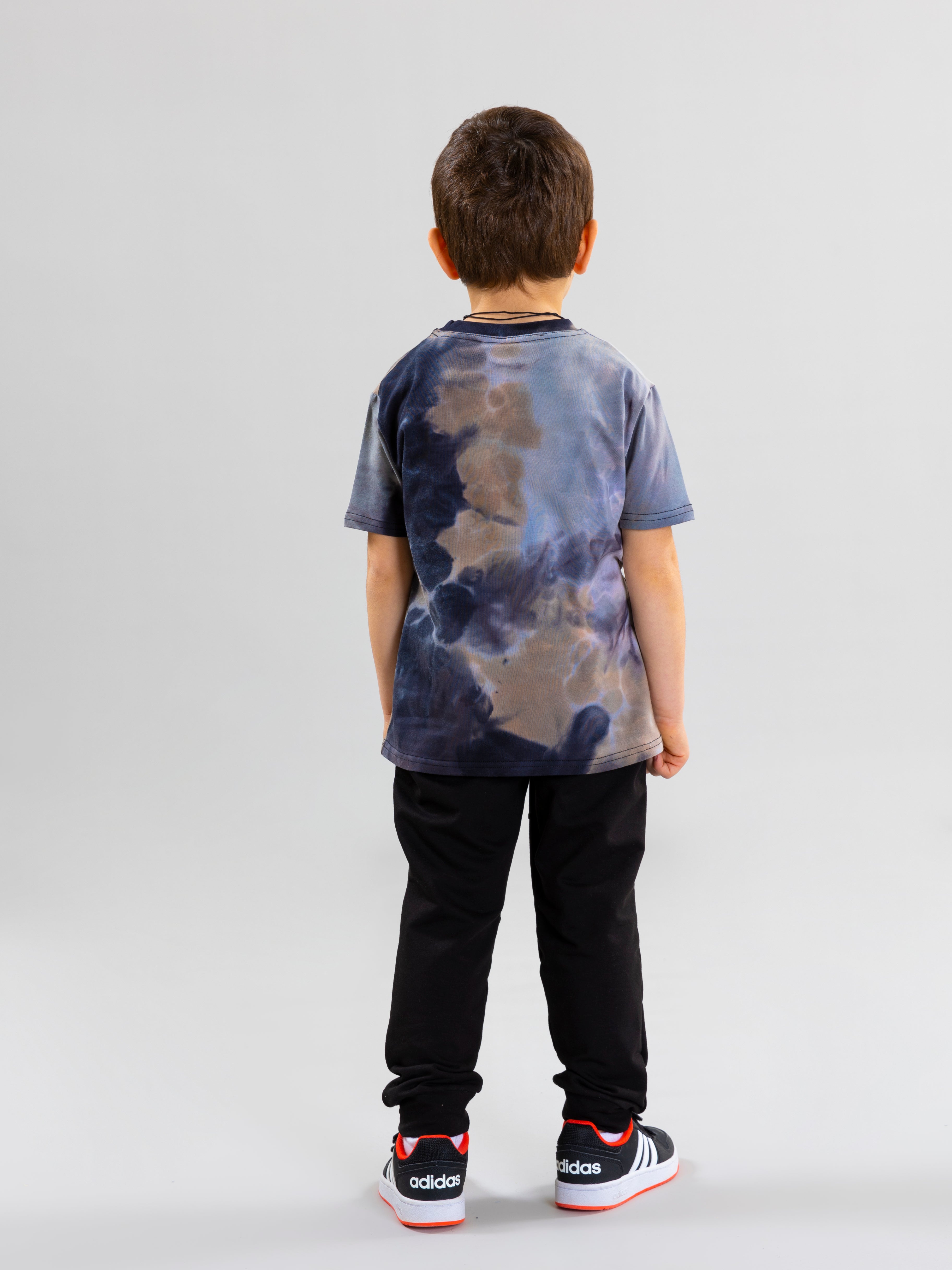 Tie Dye Unisex T-Shirt - Dark Grey