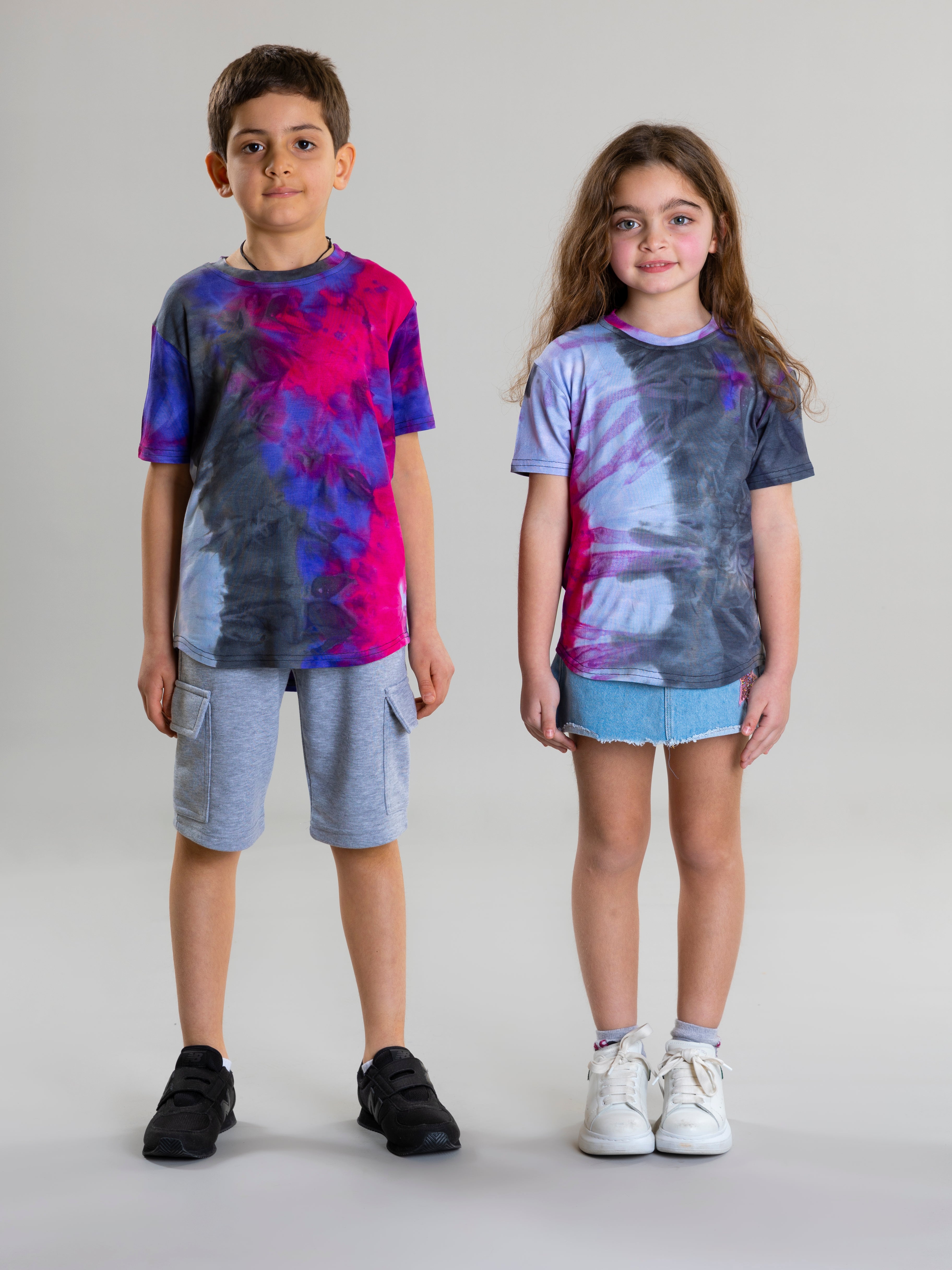 Tie Dye Unisex T-Shirt - Grey